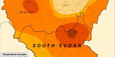 Carte du Soudan du climat